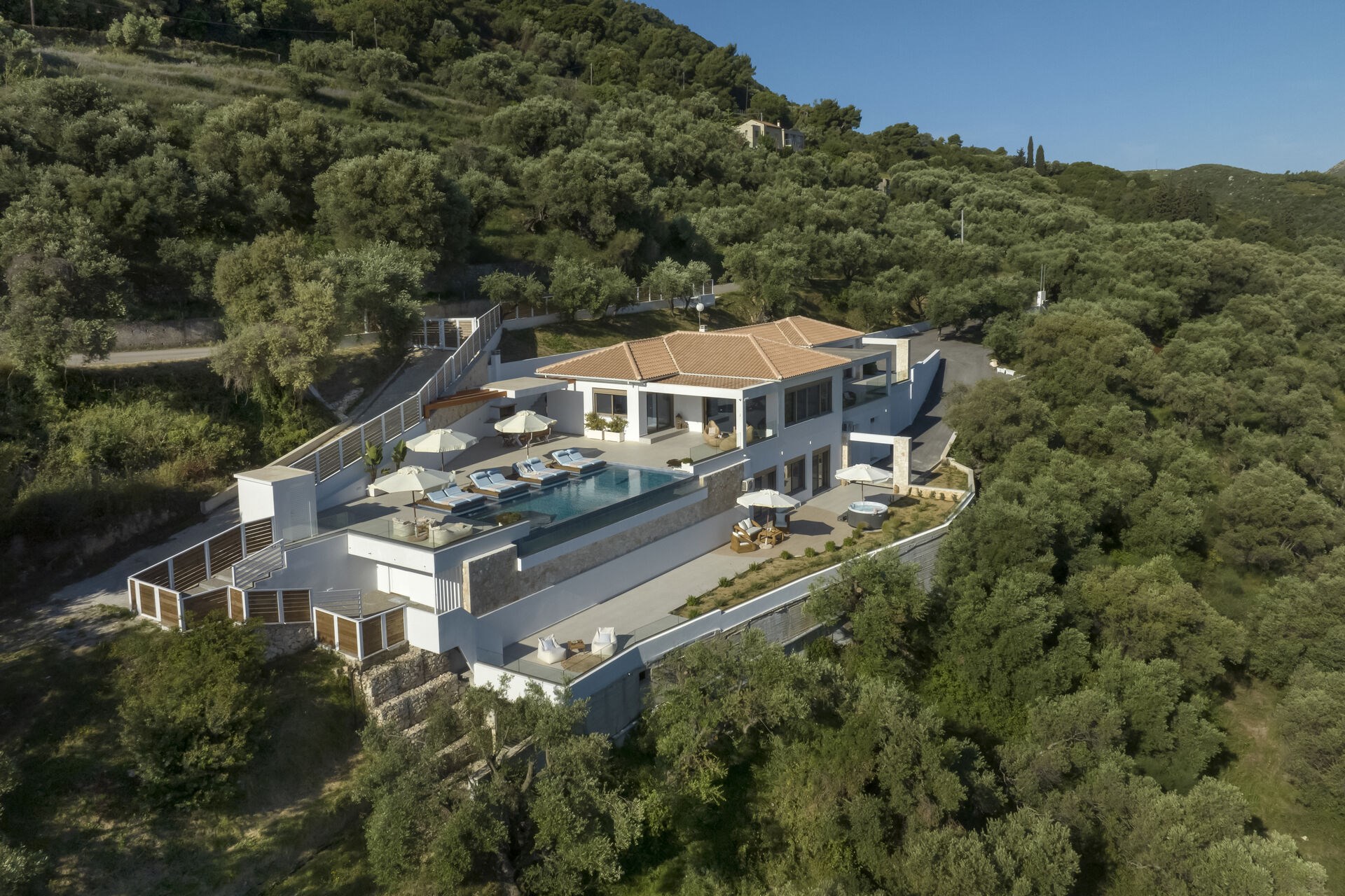 Luxury villa in Zakynthos with infinity pool and sea views