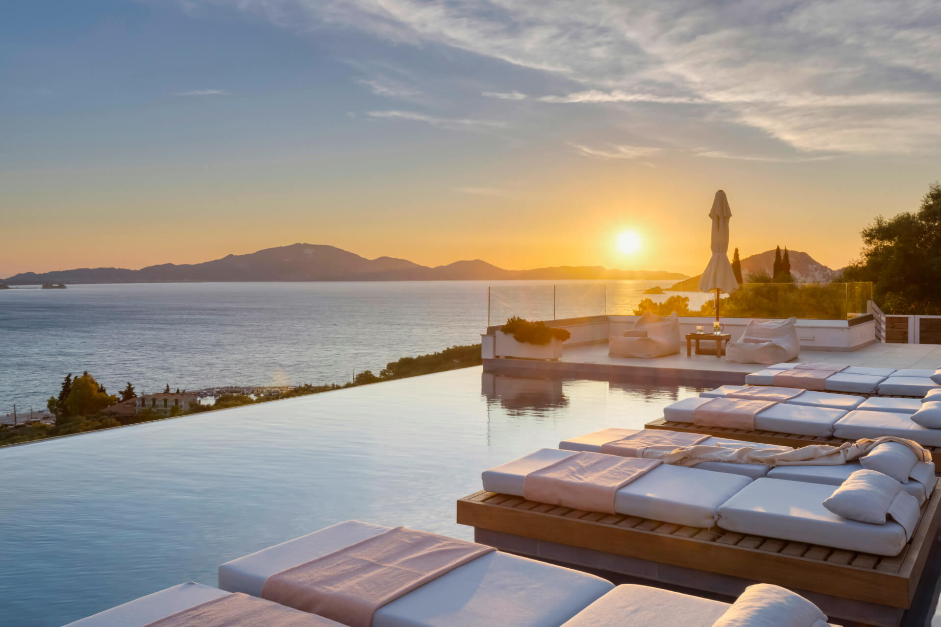 Luxury villa in Zakynthos with infinity pool and sea views