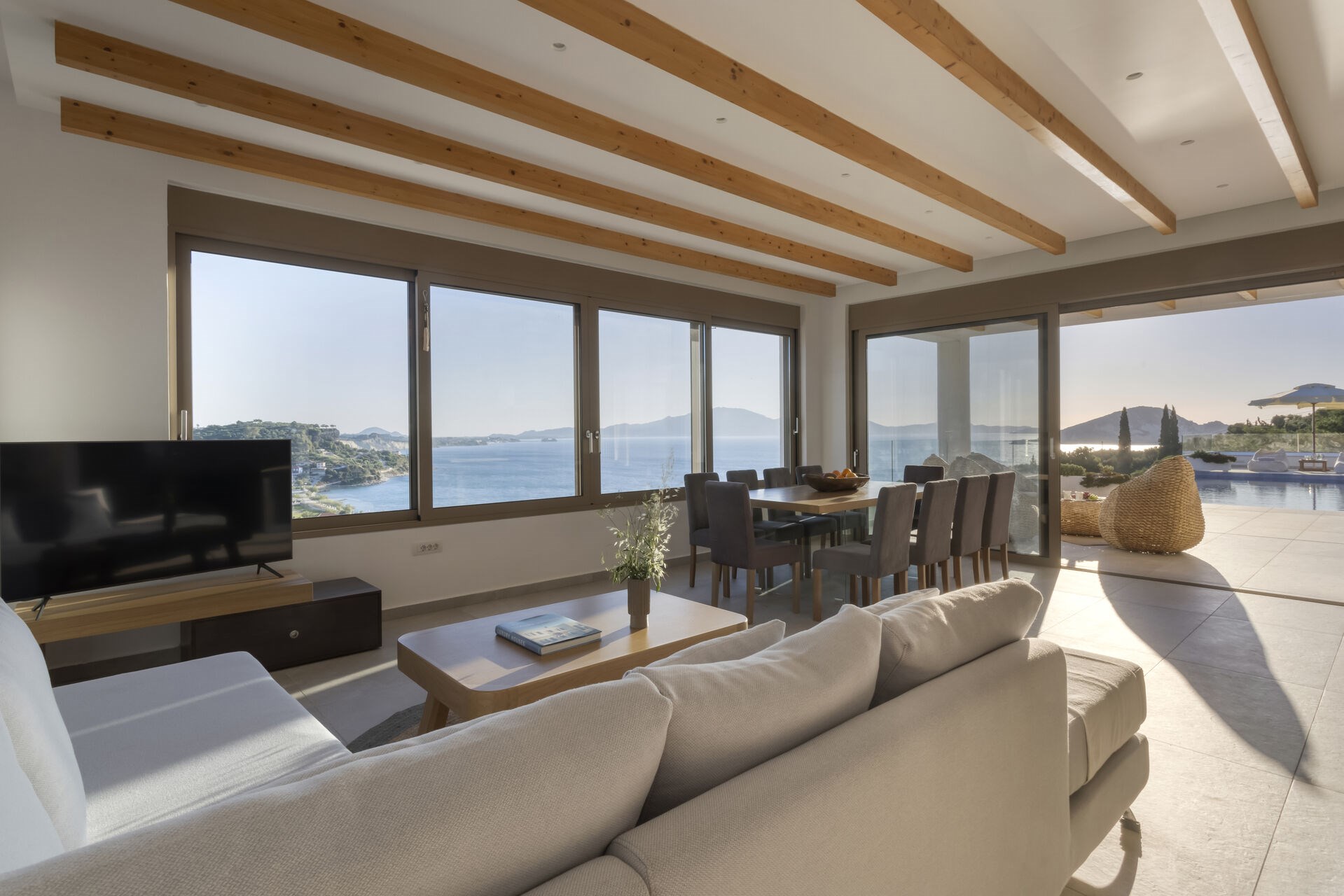 Luxury villa in Zakynthos with infinity pool and sea views